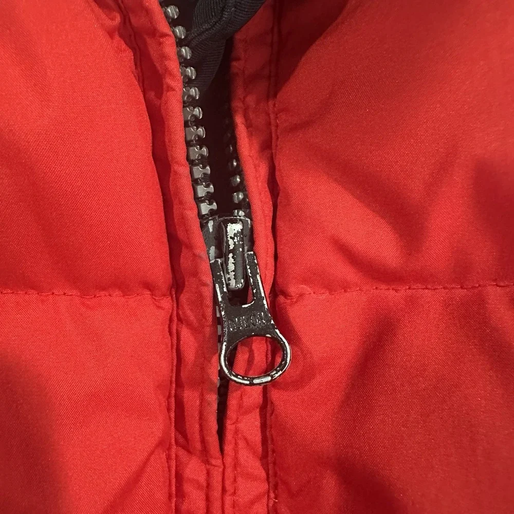 Pacific Trail Women's Puffer Coat Size Small Red Down Water Fowl Outdoors Winter